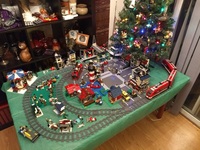 Lego Xmas Village Overhead Obl