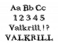 Valkrill Font Sample
